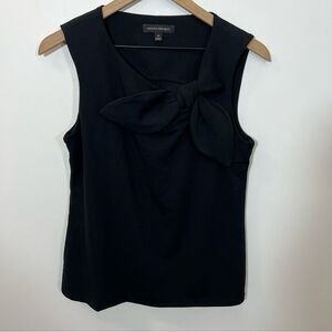 Banana Republic Black Front Tie Knot Top | Size M
